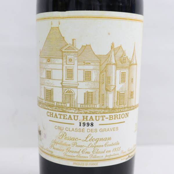 1円~CHATEAU HAUT-BRION（シャトーオーブリオン）1998 13％ 750ml S24C010047の画像2