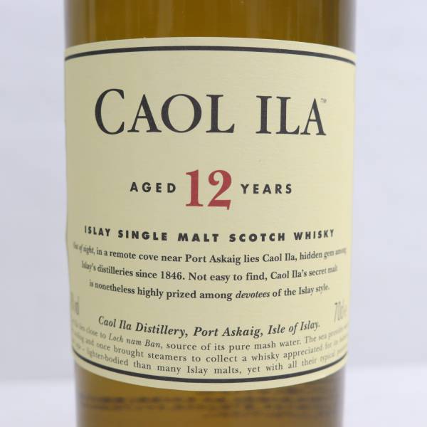 1円~CAOL ILA（カリラ）12年 43％ 700ml O24D060001の画像2