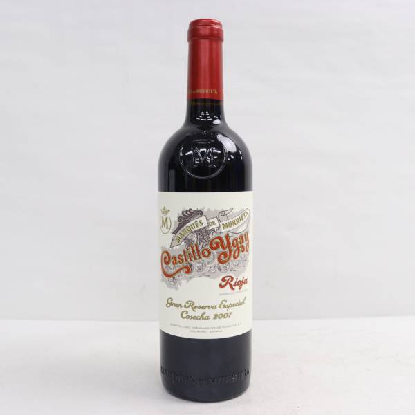 1円~ MARQUES DE MURRIETA（マルケス デ ムリエタ）カスティーリョ イガイ グラン レゼルヴァ エスペシャル 2007 14％ 750ml X24D090064_画像1