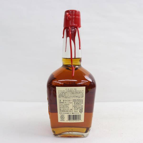 Maker’s Mark（メーカーズマーク）46 フレンチオーク 47％ 700ml X24D120083_画像4