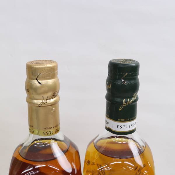 【2本セット】JOHNNIE WALKER（ジョニーウォーカー）各種（ゴールド ラベル リザーブ 40% 700ml 等）N24D090076の画像3