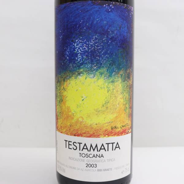 BIBI GRAETZ（ビービーグラーツ）テスタマッタ トスカーナ 2003 14.5％ 750ml T24D080068_画像2