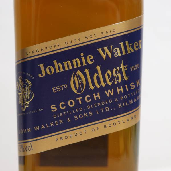 Johnnie Walker（ジョニー ウォーカー）ブルーラベル オールデスト 15-60年 43% 750ml ※オリあり X24D150074の画像2