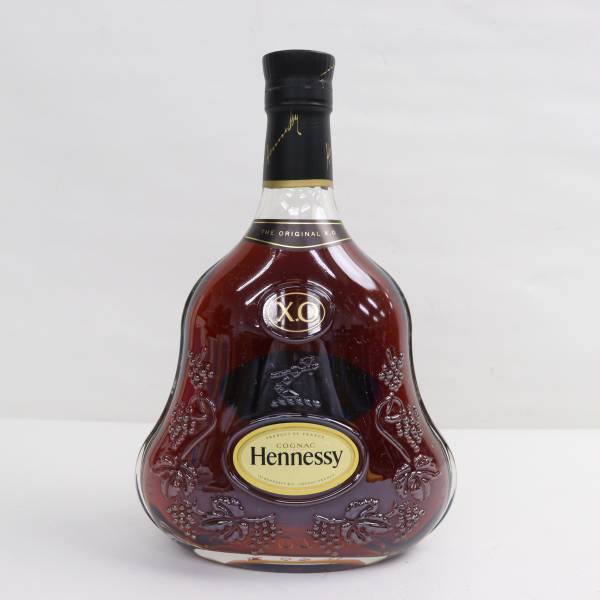 1円~Hennessy（ヘネシー）XO 黒キャップ クリアボトル 40％ 700ml Y24D110001_画像1