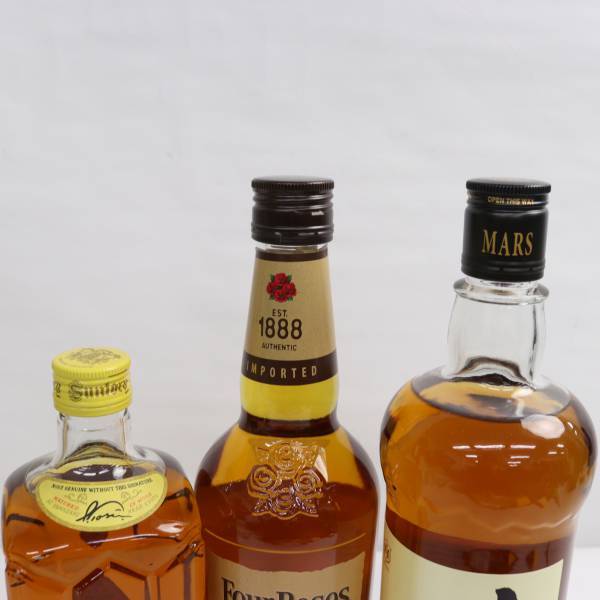 【3本セット】ウイスキー各種（サントリー 角 ベリーレアオールド 43％ 700ml 等）X24D160057の画像4