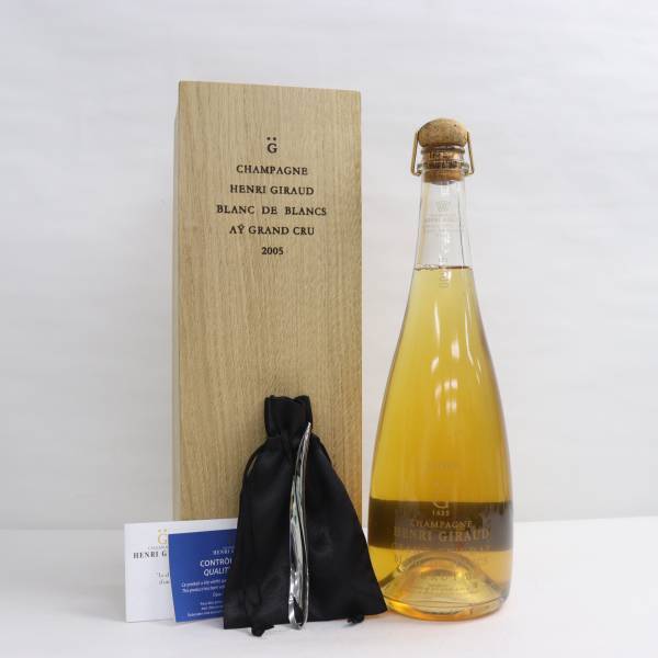 1円~HENRI GIRAUD（アンリ ジロー）グランクリュ ブラン ド ブラン ブリュット 2005 12％ 750ml T24D150338の画像1