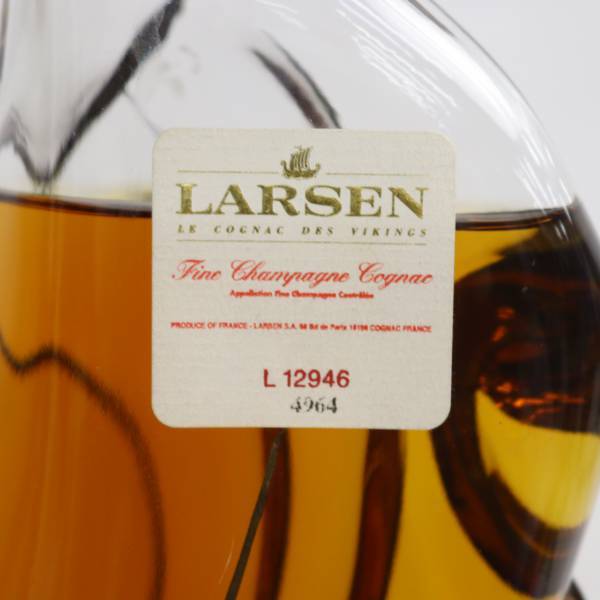 LARSEN（ラーセン）バイキング シップ クリアボトル 40％ 700ml ※オリ有り S24D090017の画像5