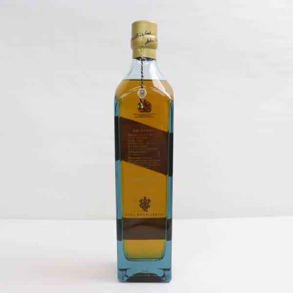 JOHNNIE WALKER（ジョニーウォーカー）ブルーラベル 40% 750ml ※ラベルキズ T24D110157の画像4