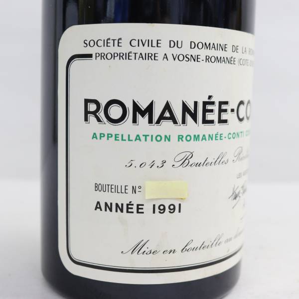 DRC ROMANEE-CONTI（ロマネコンティ）1991 13.5％ 750ml R24C010006の画像6