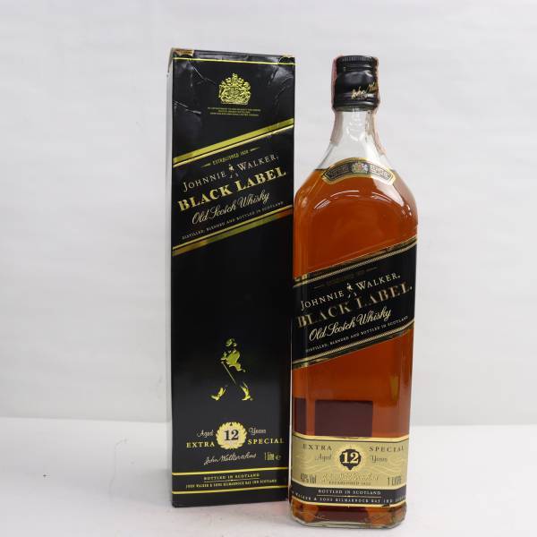 JOHNNIE WALKER（ジョニー ウォーカー）ブラックラベル 12年 エクストラスペシャル 43％ 1000ml O24D180026の画像1