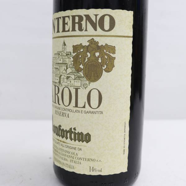 Giacomo Conterno（ジャコモ コンテルノ）バローロ リゼルヴァ モンフォルティーノ 1995 14％ 750ml G24D170013の画像7