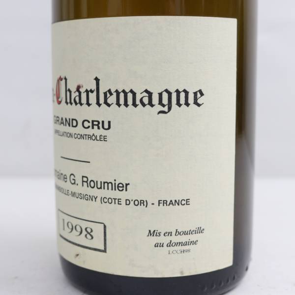 1円~Georges Roumier（ジョルジュ ルーミエ）コルトン シャルルマーニュ 1998 13.5％ 750ml G24D170005の画像6