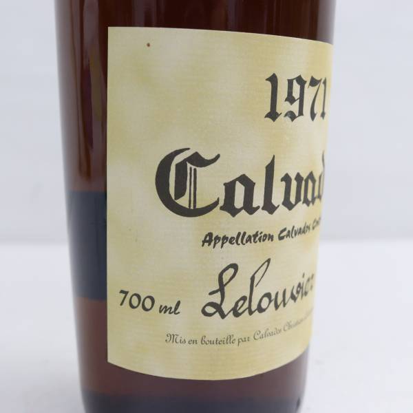 Lelouvier（レルーヴィエ）カルヴァドス 1971 40％ 700ml X24D180027_画像6