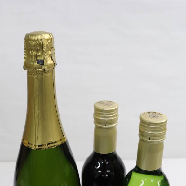 【3本セット】ワイン各種（岩の原葡萄園 善 赤 ハーフボトル 12％ 360ml 等）X24D190013の画像4