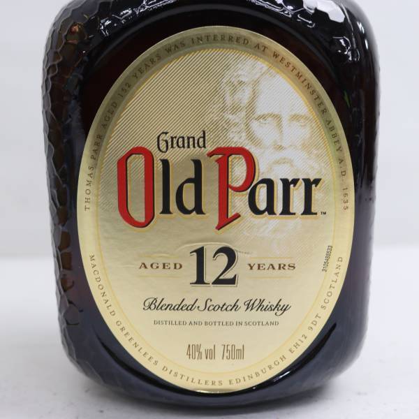 Grand Old Parr（グランド オールド パー）12年 エクストラ リッチ 40％ 750ml X24D190073の画像2