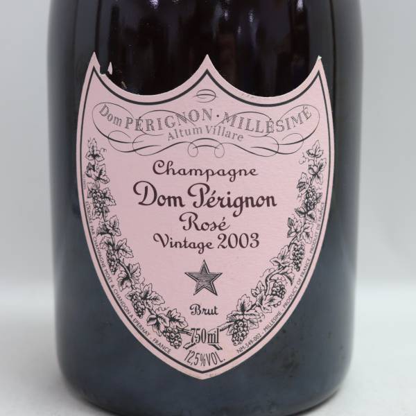 1円~Dom perignon（ドンペリニヨン）ロゼ 2003 12.5％ 750ml N24D210076の画像2