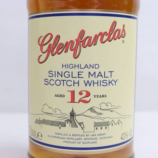 Glenfarclas（グレンファークラス）12年 43％ 700ml B24D180005_画像2