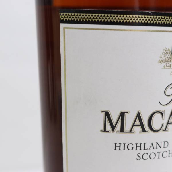 1円~MACALLAN（マッカラン）18年 シェリーオークカスク 2019 43％ 700ml N24D120039の画像6