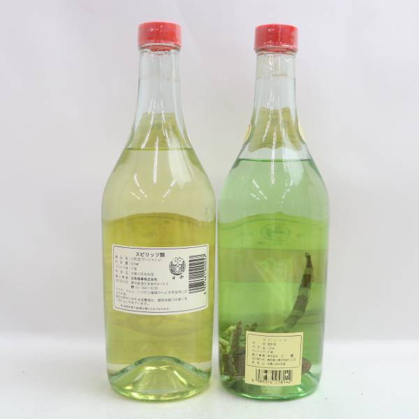 【2本セット】スピリッツ各種（三蛇酒 37％ 600ml 等）X24D230007_画像4