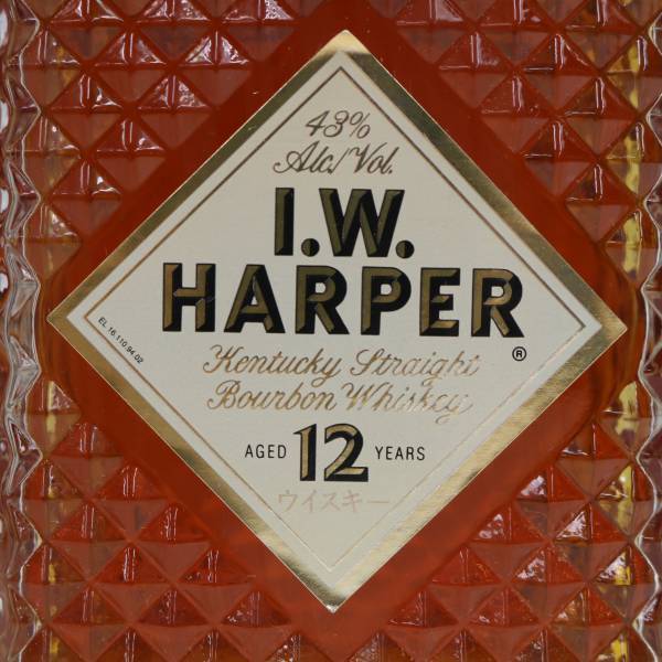 I.W.HARPER（I.W.ハーパー）12年 旧 43％ 750ml X24D230093の画像2