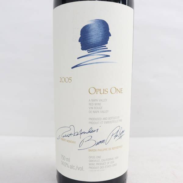 1円~OPUS ONE（オーパスワン）2005 14％ 750ml O24D090013の画像2