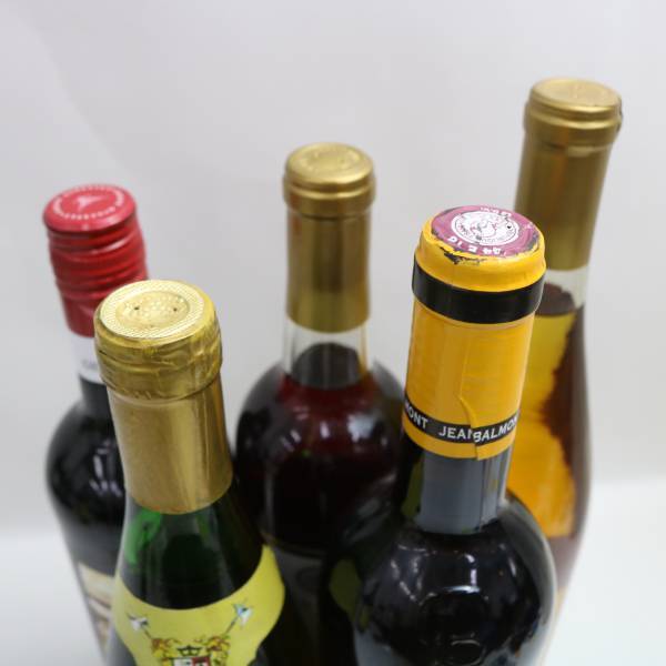 【5本セット】ワイン各種（ジネステ セレクション メルロー 2014％ 12％ 750ml 等）O24C190197の画像4