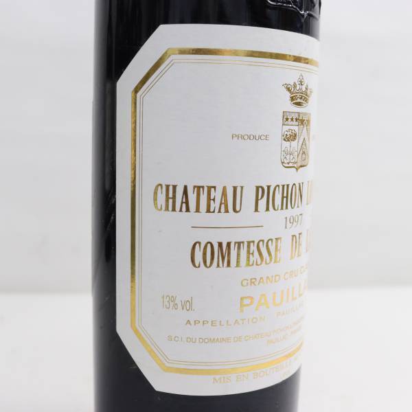 CHATEAU PICHON LONGUEVILLE（シャトー ピション ロングヴィル）コンテス ド ラランド 1997 13％ 750ml G24D170046の画像6