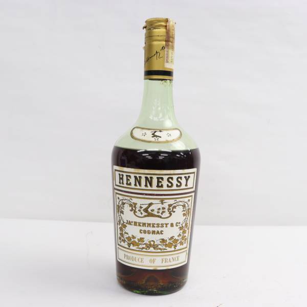 JAs Hennessy（ジャズ ヘネシー）スリースター グリーンボトル 42％ 700ml ※液漏れ跡有り・オリ有り R24D160015の画像1