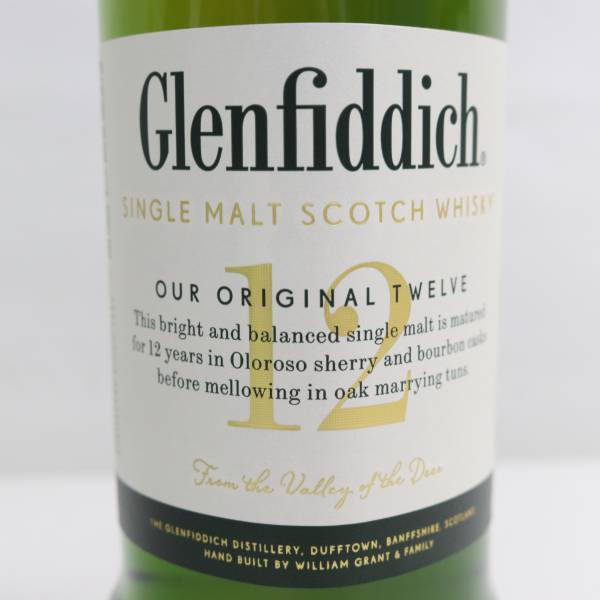 1円~Glenfiddich（グレンフィディック）12年 スペシャル リザーブ 40％ 700ml F24D190005_画像2