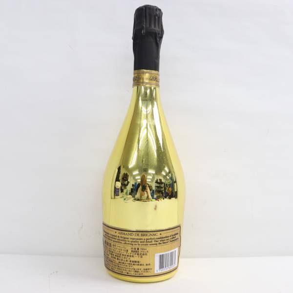 1円~ARMAND DE BRIGNAC（アルマンドブリニャック）ゴールド 12.5％ 750ml ※ボトルキズ G24D210050の画像4