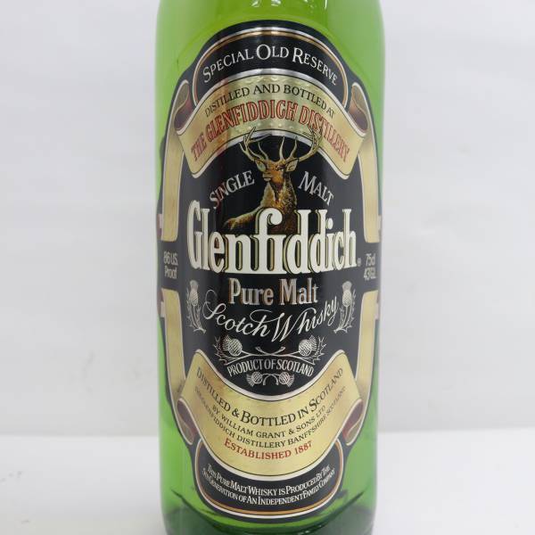 1円~Glenfiddich（グレンフィディック）ピュアモルト スペシャル オールド リザーブ 43％ 750ml X24D250054_画像2