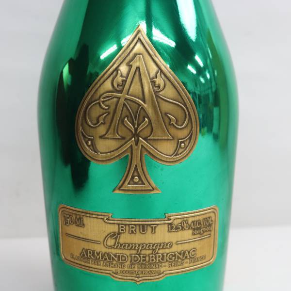 1円~ARMAND DE BRIGNAC（アルマンドブリニャック）マスターズ グリーン 2021 12.5％ 750ml S24D220024_画像2