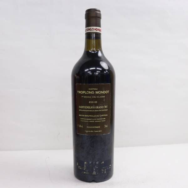 CHATEAU TROPLONG MONDOT（シャトー トロロン モンド）プルミエ グランクリュ クラッセ 2010 16％ 750ml S24D210057の画像4