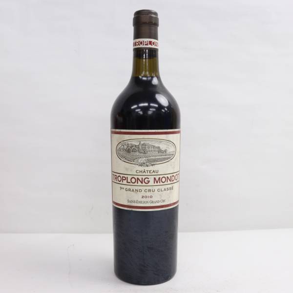 CHATEAU TROPLONG MONDOT（シャトー トロロン モンド）プルミエ グランクリュ クラッセ 2010 16％ 750ml S24D210057の画像1