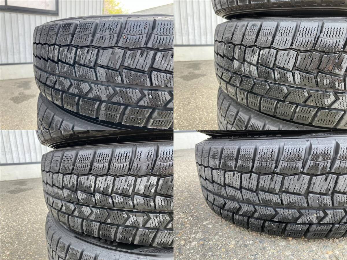 ★富山発 KOSEI AIRBERG 15インチ アルミ DUNLOP ダンロップ WINTERMAXX WM02 185/60R15 スタッドレス 冬 直接引取可 売切の画像9