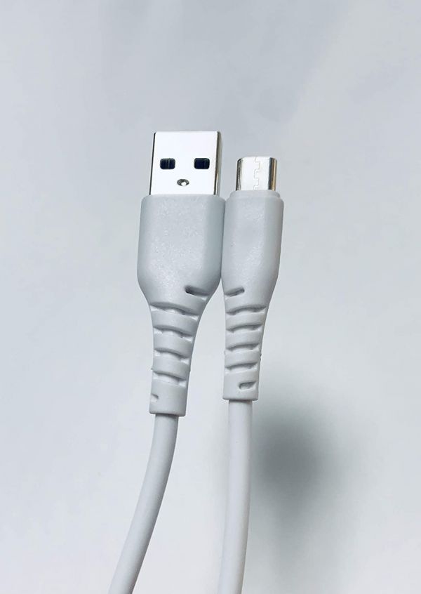 3点セット USB - MicroUSB 充電ケーブル 長さ各種(0.2M/1.2M/2.0M) 急速充電 高速データ転送 対応 断線に強い_画像1