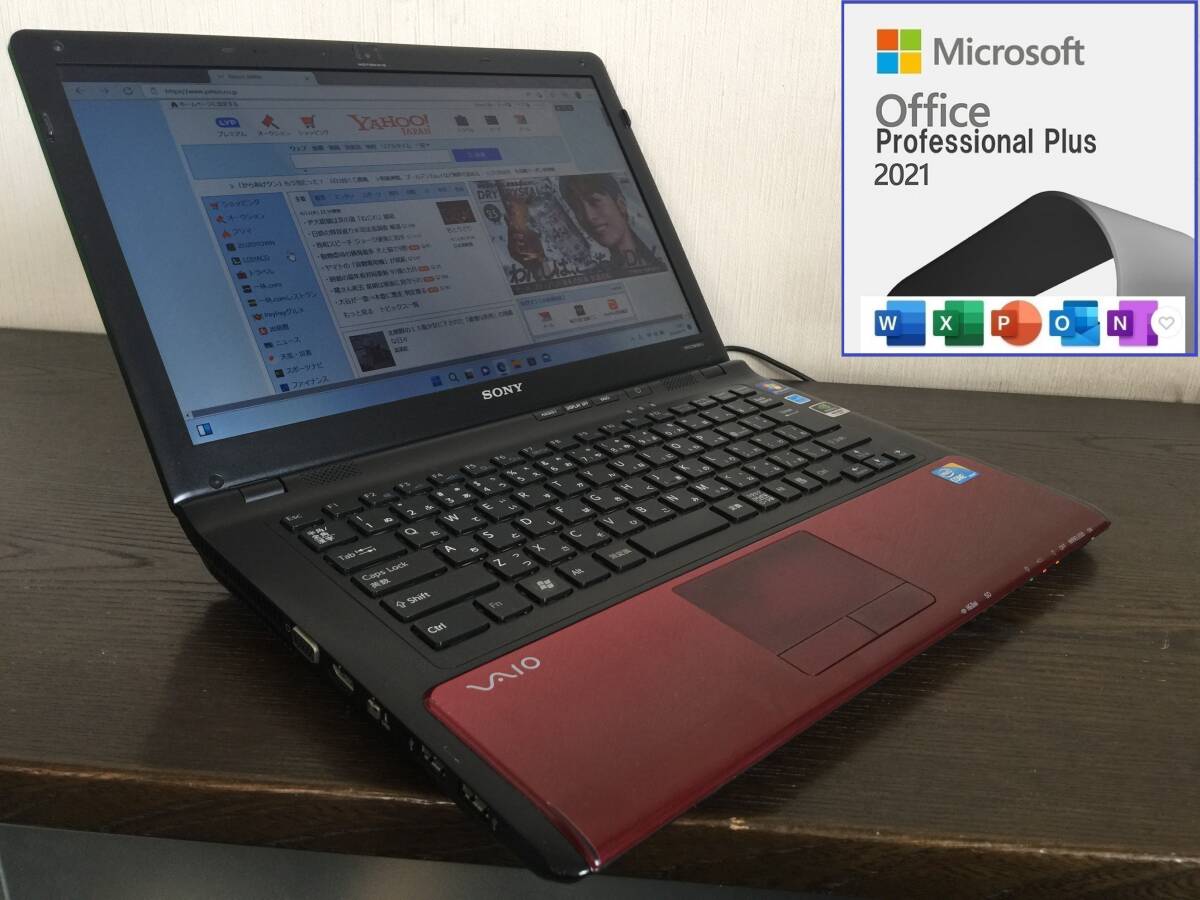 ☆彡 VAIO VPCCW28FJ Core i3-330M 2.13GHz/4G/500GB/DVD/14型1,366×768/Win11+2021