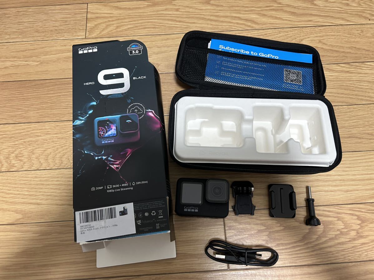 【おまけ付】GoPro 9 Black 128GBマイクロSDカード、予備汎用バッテリー_画像1