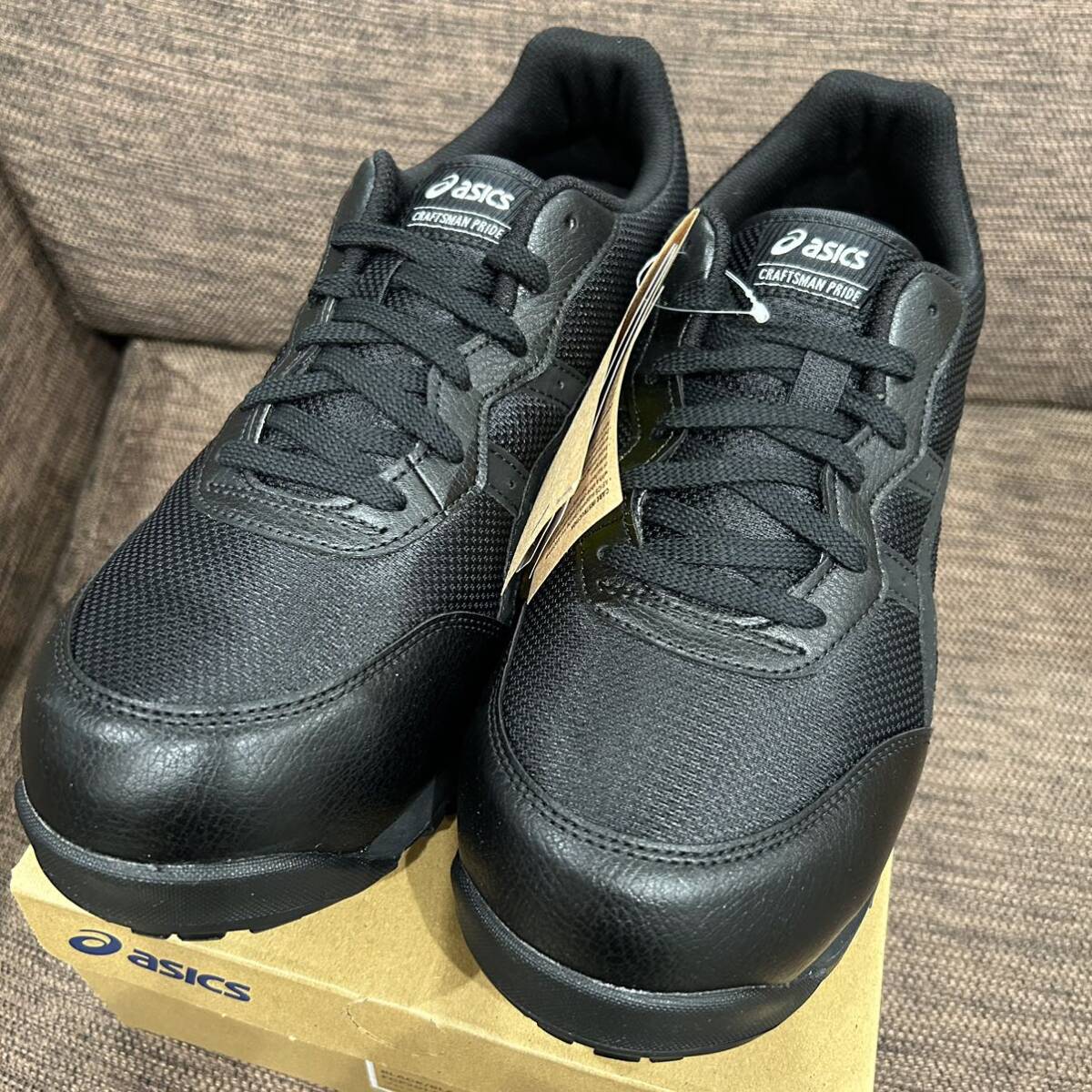新品アシックス CP201 26.5cm ウィンジョブ ブラック 安全靴_画像1