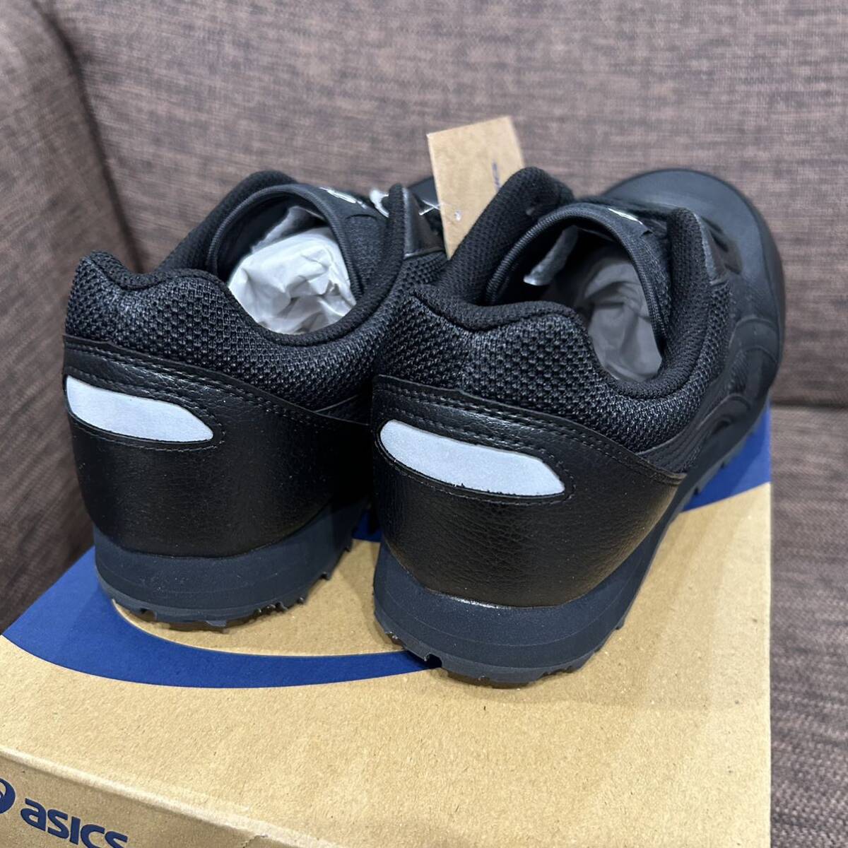 新品アシックス CP201 26.5cm ウィンジョブ ブラック 安全靴_画像3