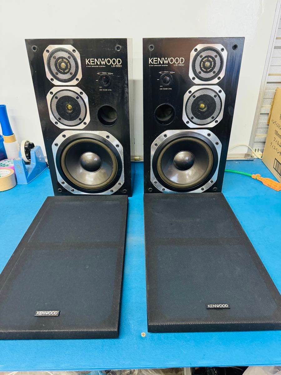 全国配送無料 昭和レトロ KENWOOD LS-550 ペア スピーカー動作品 全国配送無料 昭和レトロ KENWOOD LS-550 ペア スピーカー動作品
