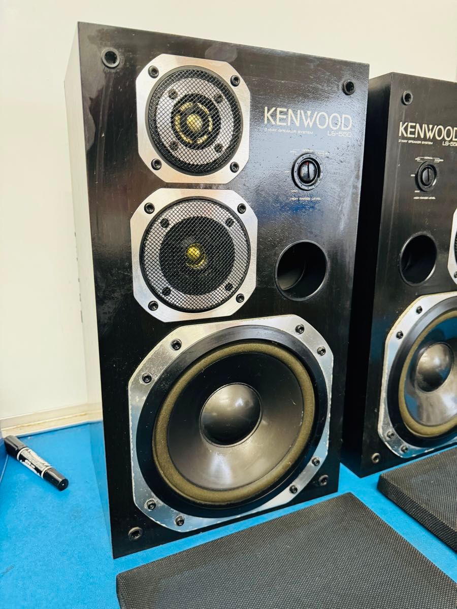 全国配送無料 昭和レトロ KENWOOD LS-550 ペア スピーカー動作品 全国配送無料 昭和レトロ KENWOOD LS-550 ペア スピーカー動作品