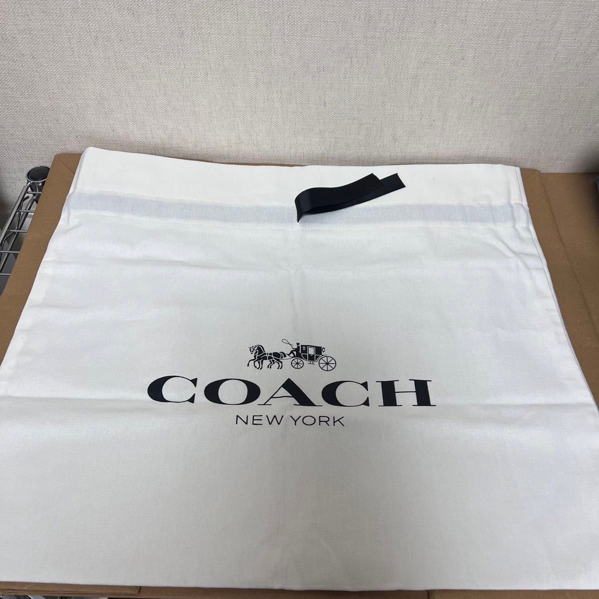 【新品未使用】COACH コーチ ショート 半袖 スリーブ デニム シャツ ラッピング ギフト 包装