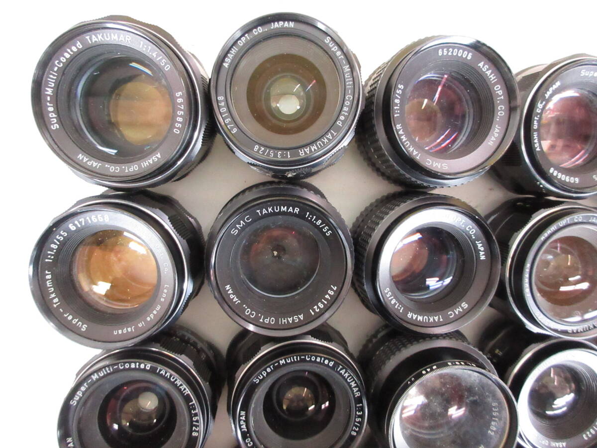 (4910N)ジャンク PENTAX M42マウント Super-Takumar 35mm 3.5 SMC TAKUMAR 50mm 1.4等ペンタックスまとめてセット20本 動作未確認 同梱不可の画像2