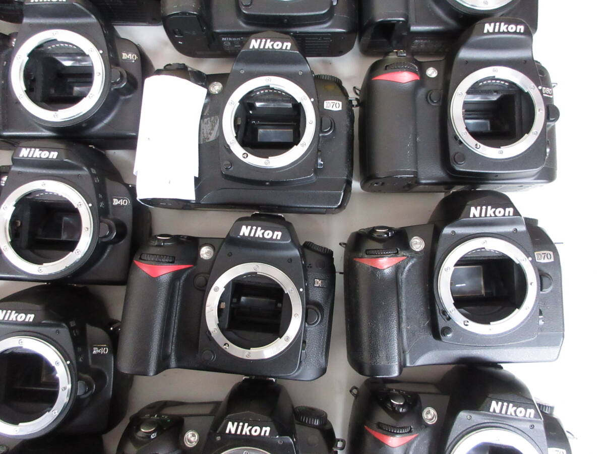 (4911N)ジャンク Nikon D40 D40X D60 D70 D70S D80 D90 D100 FinePix S5 Proニコン まとめてセット 25台 動作未確認 同梱不可の画像9