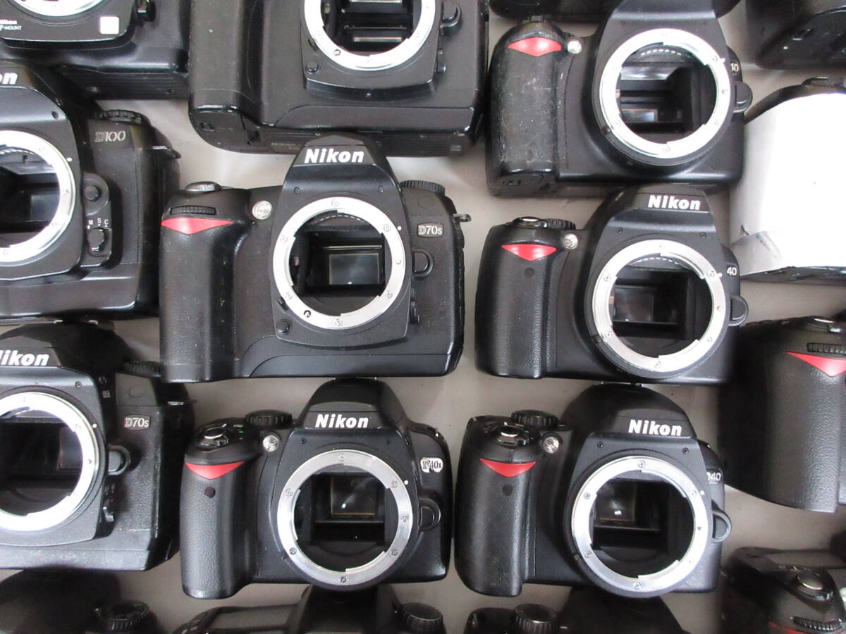 (4911N)ジャンク Nikon D40 D40X D60 D70 D70S D80 D90 D100 FinePix S5 Proニコン まとめてセット 25台 動作未確認 同梱不可の画像6