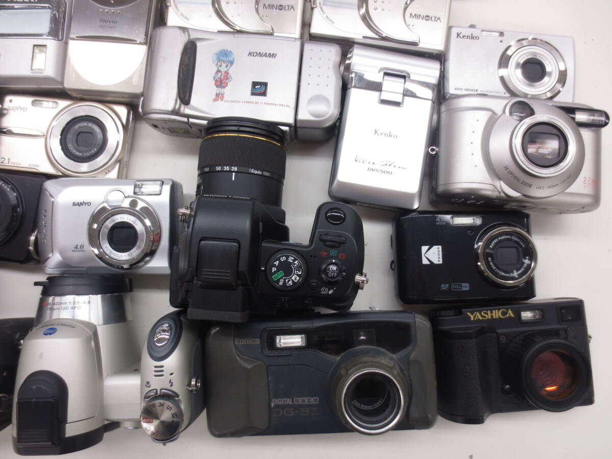 (4924U)ジャンク LEICA V-LUX1 M3/MINOLTA DiMAGE A200/SANYO DSC-S4/Victor GC-S1 等 まとめてセット 39台 動作未確認 同梱不可の画像5