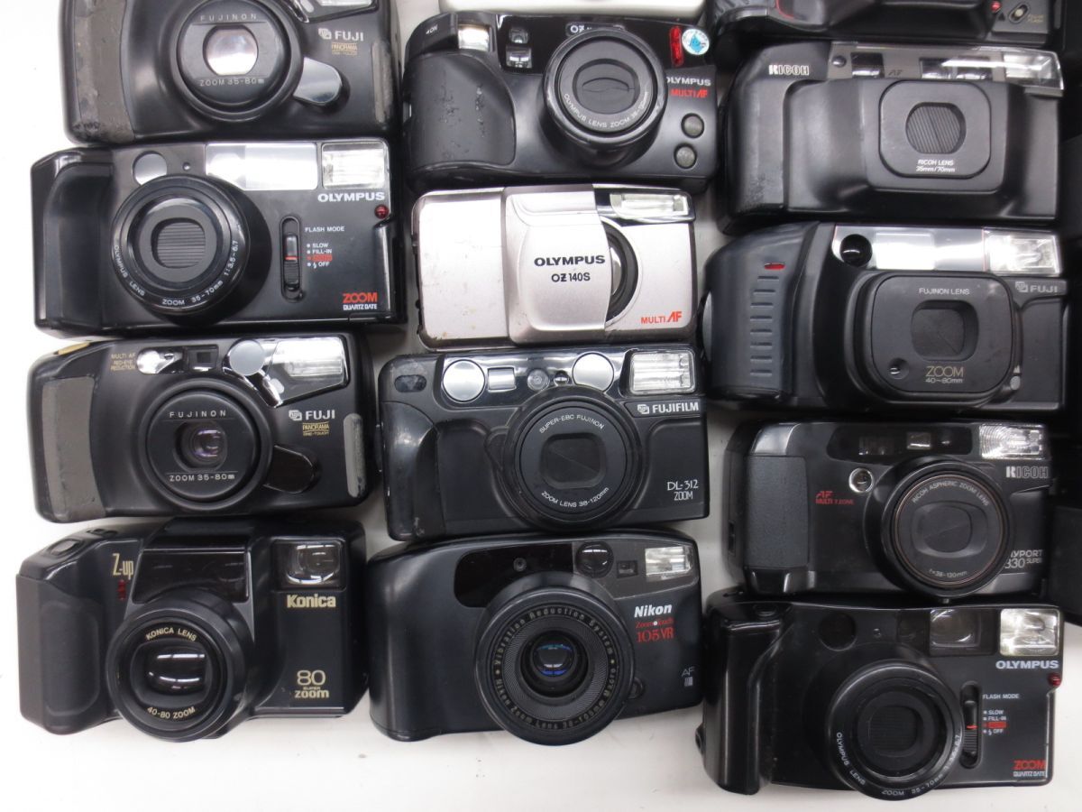 (4952U)ジャンク ズームカメラ Nikon TWZOOMQD/MINOLTA MAC-TELEQD/RICOH zoom-70DATE 等 まとめてセット 50台 動作未確認 同梱不可_画像3