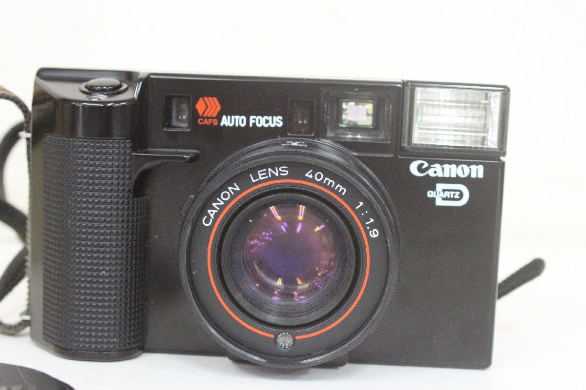 ☆美品 Canon オートボーイ AF35M フィルムカメラ 通電 空シャッター 確認済_画像2