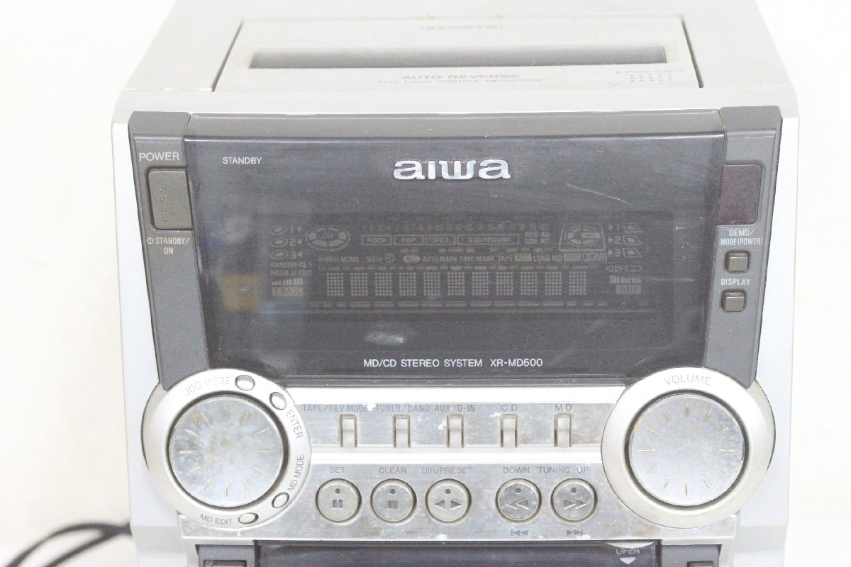 * Aiwa CD/MD/ radio / tape system player XR-MD500